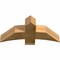 Ekena Millwork Bellingham Rough Sawn Timber Gable Bracket, Western Red Cedar, 36"W x 16"H x 6"D x 6"F, 11/12 Pitch GBW036X16X0606BEL00RWR - alternate 4